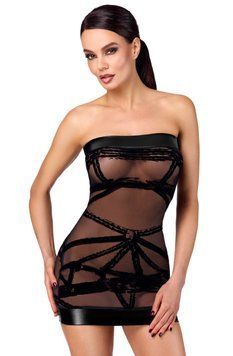 Сукня Noir Handmade F359 Bondesque Off-shoulder mini dress L SX4061 фото