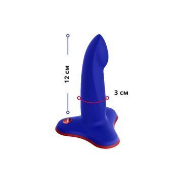Фалоімітатор Fun Factory LIMBA FLEX S, синій, гнучкий, з ефектом пам&rsquo;яті, підходить для точки G SX0994 фото