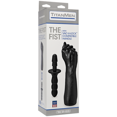 Кулак для фістинга Doc Johnson Titanmen The Fist with Vac-U-Lock Compatible Handle, діаметр 7,6 см SO2809 фото