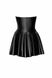 Сукня міні з вінілу, спідниця-кльош, з блискавкою спереду, F308 Noir Handmade Dreamer, розмір М 12967 /F308.00002 фото 6