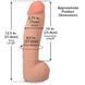 Фалоімітатор Doc Johnson The Realistic Cock ULTRASKYN - 12 Inch Hung with Balls Vanilla SX4438 фото 5