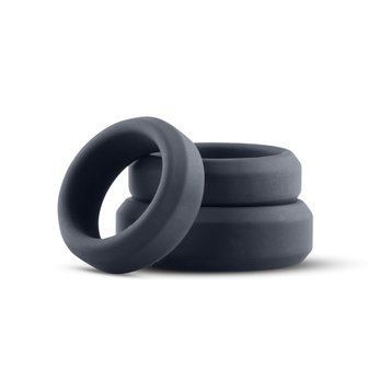 Набір ерекційних кілець Boners 3 Ring kit (flat rings), 3; 3,5 та 4 см SO8845 фото