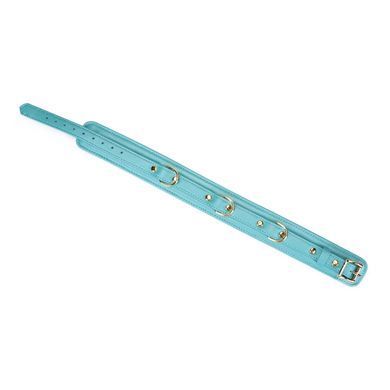 Нашийник з повідцем Liebe Seele Blue Lamb Leather Collar with Velvet Lining SX4843 фото