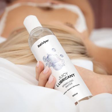 Лубрикант на водній основі Satisfyer Juicy Lubricant Sparkling Water water based 300 мл SX2729 фото