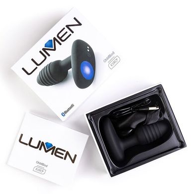 Інтерактивна анальна пробка OhMiBod Lumen powered by KIIROO SO5224 фото