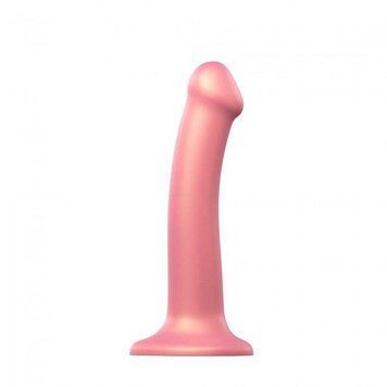 Насадка для страпону Strap-On-Me Mono Density Dildo Rose M (м'ята упаковка!!!) SO3568-R фото