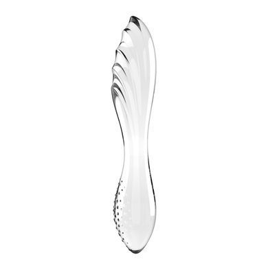 Двосторонній скляний дилдо Satisfyer Dazzling Crystal 1 Transparent (м'яте паковання!!!) SO8785-R фото