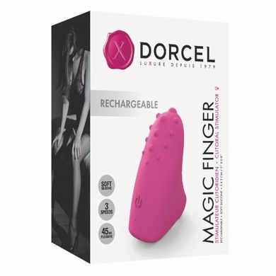 Вібратор на палець Dorcel MAGIC FINGER Rose перезаряджуваний, 3 режими роботи SO5071 фото