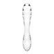 Двосторонній скляний дилдо Satisfyer Dazzling Crystal 1 Transparent (м'яте паковання!!!) SO8785-R фото 5