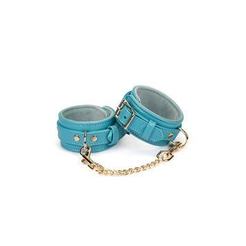 Поножі Liebe Seele Blue Lamb Leather Ankle Cuffs with Velvet Lining SX4845 фото