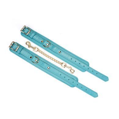 Поножі Liebe Seele Blue Lamb Leather Ankle Cuffs with Velvet Lining SX4845 фото