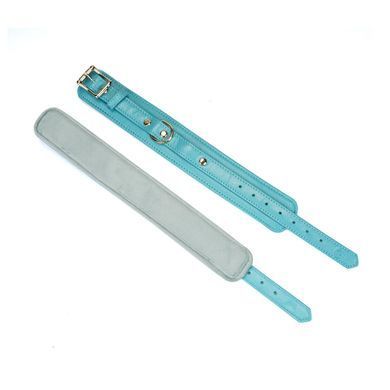 Поножі Liebe Seele Blue Lamb Leather Ankle Cuffs with Velvet Lining SX4845 фото
