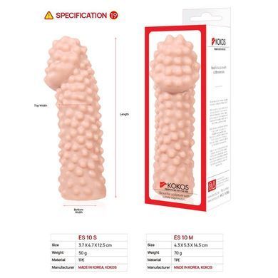 Насадка на член Kokos Extreme Sleeve ES.10 розмір S (м'яте паковання!!!) SX1448-R фото