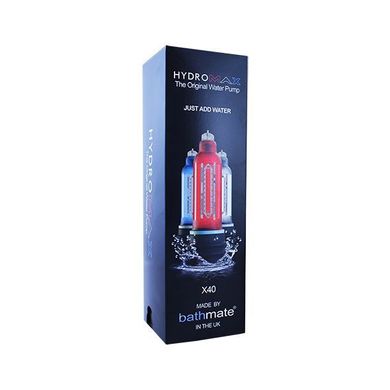 Гідро Bathmate Hydromax 9 Red (X40), для члена довжиною від 18 до 23см, діаметр до 5,5 см HM-40-BR фото