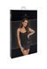 Сукня Noir Handmade F307 Mirage, 3XL, black, міні, під латекс, відкрита спина, декор зі стразів SX0284 фото 7