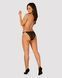 Напівпрозорі трусики з підвіскою Obsessive Ivannes panties black L/XL, чорні SO7281 фото 4