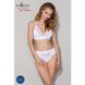 Трусики з широкою гумкою і мереживом Passion PS001 PANTIES XL, white SO4174 фото 3