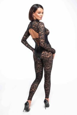 Комбінезон Noir Handmade F299 Enigma, XXL, мереживо, довгий рукав, імітація корсета, доступ SX0235 фото