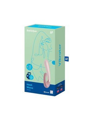 Смарт вібратор-кролик із підігрівом Satisfyer Heat Wave Mauve (м'яте паковання!!!) SO6096-R фото