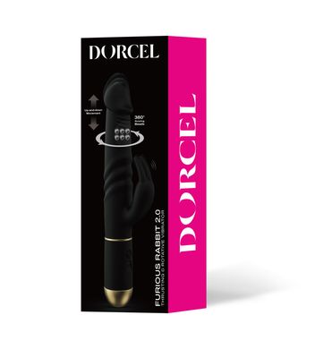 Вібратор Dorcel Furious Rabbit 2.0 зі зворотно-поступальними рухами головки, перезаряджуваний SO4876 фото