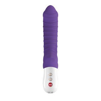 Вібратор для точки G Fun Factory TIGER violet, ребристий, підходить для анальної стимуляції SX0940 фото