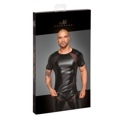 Футболка з мокрим ефектом Noir Handmade H056 Men's T-shirt made of powerwetlook, L SX0087 фото