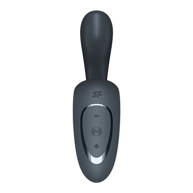 Вагінально-кліторальний вібратор Satisfyer G for Goddess 1 Dark Grey, 2 мотори SX0668 фото