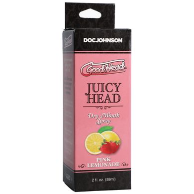 Зволожувальний спрей оральний Doc Johnson GoodHead – Juicy Head Dry Mouth Spray – Pink Lemonade 59мл SO6065 фото