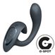 Вагінально-кліторальний вібратор Satisfyer G for Goddess 1 Dark Grey, 2 мотори SX0668 фото 1