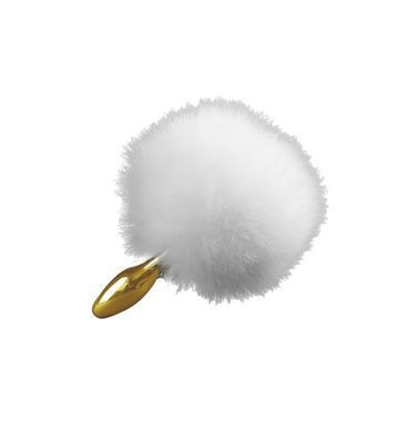 Анальна пробка Upko Rabbit Fur Bunny Tail Small Butt Plug U64231 фото