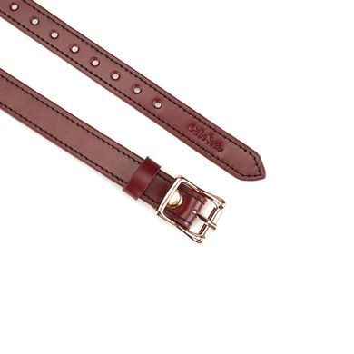 Шкіряна маска на очі Liebe Seele Wine Red Blindfold SO9449 фото