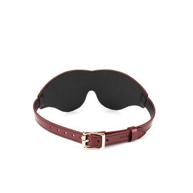 Шкіряна маска на очі Liebe Seele Wine Red Blindfold SO9449 фото