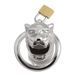 Клітка для пеніса Master Series: Tiger King Cock Cage With Lock, три кільця, замок, три ключі SO8795 фото 3