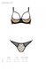 Комплект MARINA SET WITH OPEN BRA beige S/M - Passion SO9733 фото 5