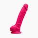 Фалоімітатор SilexD Vetus Pink (MODEL 1 size 8in), двошаровий, силікон + Silexpan, діаметр 4,2см SO4472 фото 3