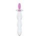 Скляний анальний ланцюжок Gildo Glass Butt Plug Heart Shape No. 35 SX5025 фото 3