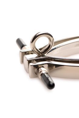 Затискач для статевих губ Master Series: Pussy Tugger Adjustable Vagina Clamp with Chain SO8797 фото