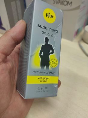 Спрей-пролонгатор pjur Superhero Strong Spray 20 ml (м'яте паковання!!!) PJ12920-R фото