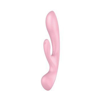 Двосторонній вібратор-кролик Satisfyer Triple Oh Pink (м'яте паковання!!!) SO7780-R фото