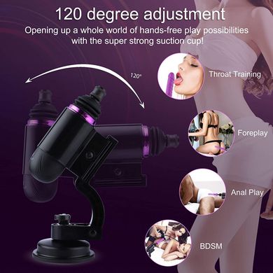 Міні секс-машина Hismith Mini Capsule Sex-Machine with Strong Suction Cup, потужна, перезаряджувана SO6197 фото