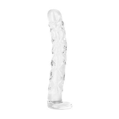 Скляний фалоімітатор Gildo Textured Glass Dildo No. 36 SX5026 фото