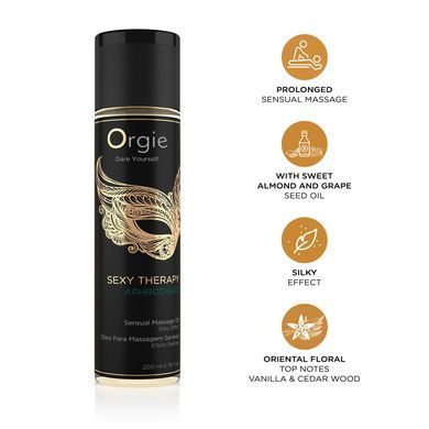 Масажна олія Orgie &ndash; Sexy Therapy Aphrodisiac (200 мл), гібридна SX1543 фото