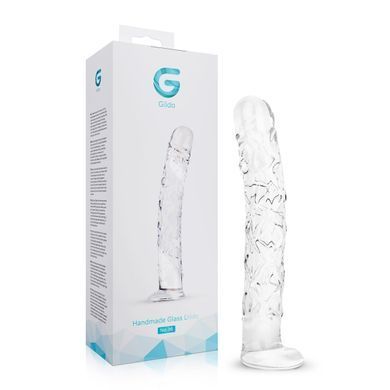 Скляний фалоімітатор Gildo Textured Glass Dildo No. 36 SX5026 фото