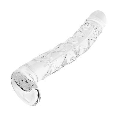 Скляний фалоімітатор Gildo Textured Glass Dildo No. 36 SX5026 фото