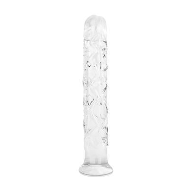 Скляний фалоімітатор Gildo Textured Glass Dildo No. 36 SX5026 фото