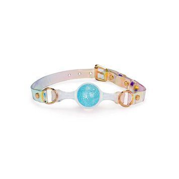Кляп Liebe Seele Crystal Ball Gag - Blue (Small Ball) SX4850 фото