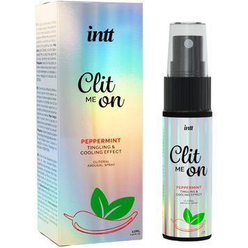 Розпродаж! Збуджувальний спрей для клітора Intt Clit Me On Peppermint Cooling 12мл (термін 01.2026) SO8392-R фото