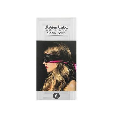 Пов&rsquo;язка-стрічка з сатину 2в1 Adrien Lastic Satin Sash (пов&rsquo;язка на очі і стрічка для зв&rsquo;язування) AD33519 фото