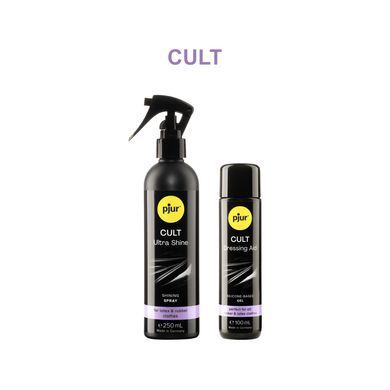 Змазка для латексу та гуми pjur Cult Dressing Aid 100 мл, для полегшення надягання фетиш-вбрання PJ10250 фото