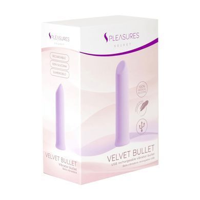 Віброкуля S Pleasures Velvet Bullet Candy Purple SX4585 фото